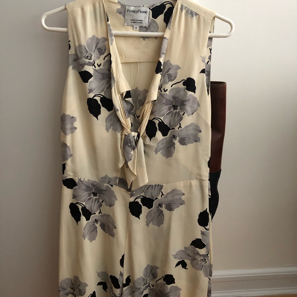 Privacy Please Rose Pattern Romper - Picture 2 of 2